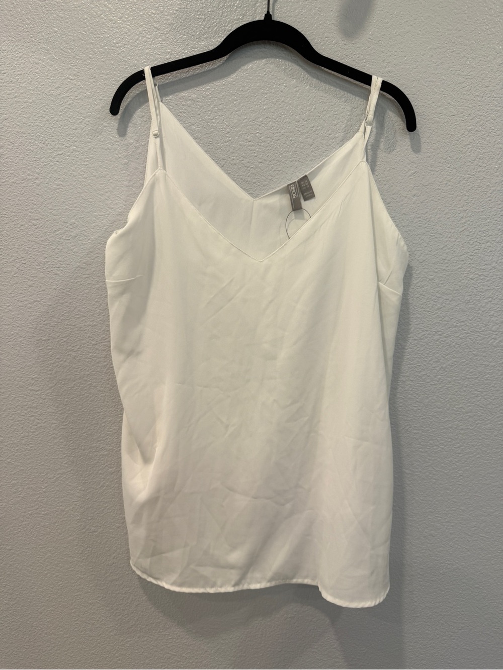 ASOS Maternity White V-Neck Adjustable Strap Cami